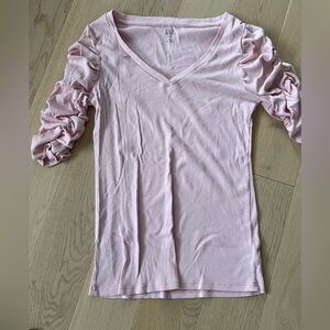 GAP Tall Light Pink Short Sleeve Top